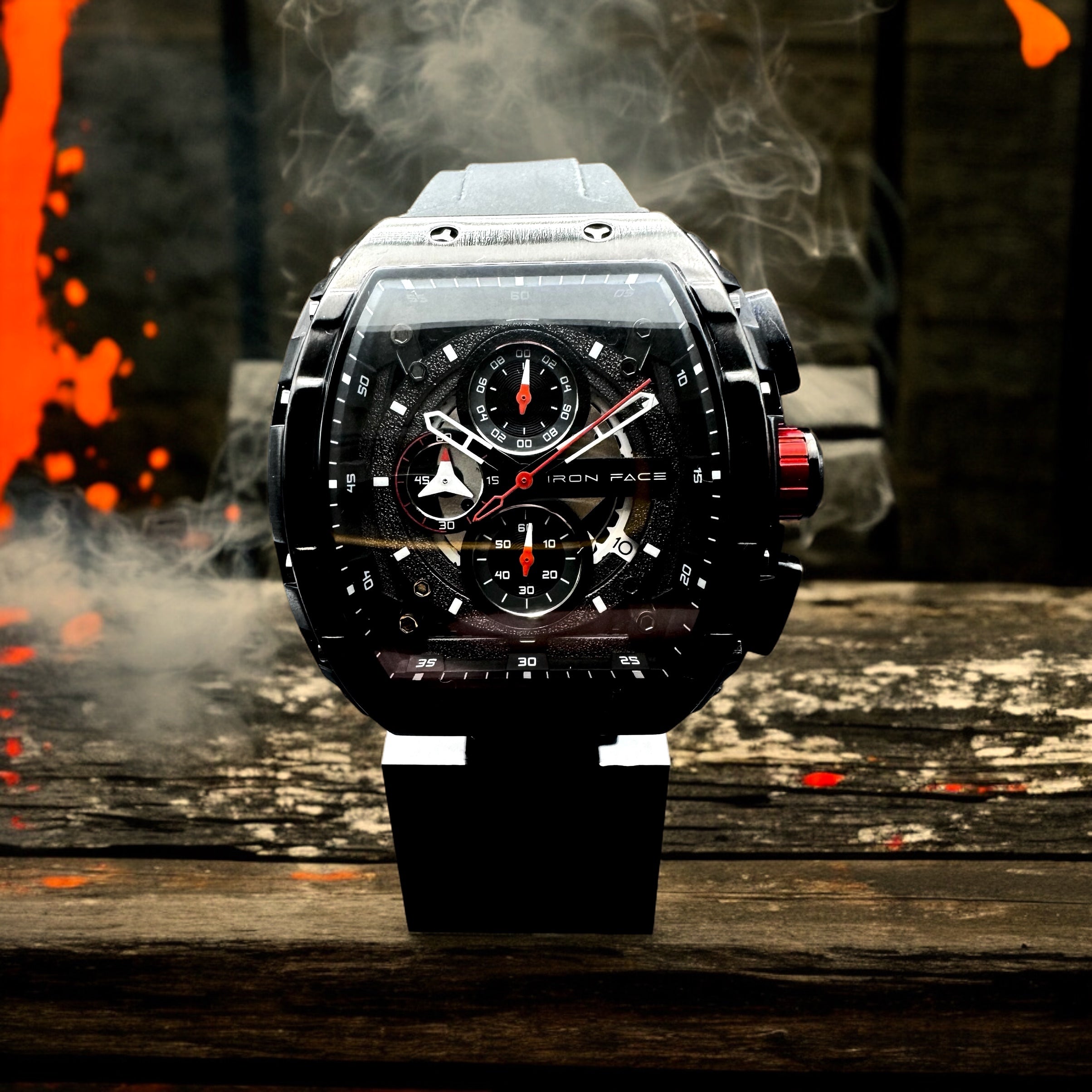Iron Face Technology Watch All Black The Masculino